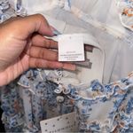 Hello Molly  Lonely Tonight Mini Cutout Dress in Floral White Photo 13