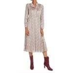 Ba&sh Paris Pleated Midi Dress US Sz. 6 Photo 3