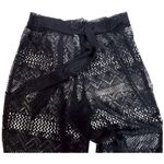 XL 16/18 Elegant Black Crochet Pants Photo 2