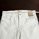 Madewell NWT  Womens Stovepipe High Rise Ankle Jeans Tile White Size 29 Photo 9