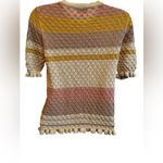 Current Air  Short Sleeve Multicolored Sweater Size Medium Photo 2