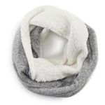 Cuddl Duds  NWT Soft Knit Faux Fur-Lined Infinity Scarf Photo 1