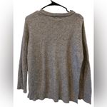 Tahari  Soft Gray Long sleeve‎  Pullover Sweater small Photo 4