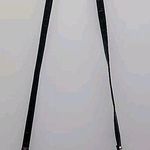 ALDO Small Faux Patent Leather Black and Gold Crossbody Chain Purse Bag Photo 1