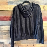 No Boundaries  Black Velour Cropped‎ Pullover Size XXXL Photo 1