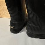 Sorel Joan Rain Short Gloss Waterproof Winter Boots Black Rubber Women's 9.5 Photo 2