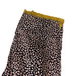 Victoria's Secret Y2K Lounge Pants XL Animal Print Adjustable Gold Lace Hem Photo 4