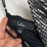 Lulus Lulús Mega Babe Black and Silver Sequin Mini Dress Photo 4