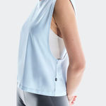 on cloud On Running Focus Boxy Cropped Tank Top Arctic Blue S Photo 0