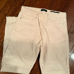 Banana Republic  Light Tan mid rise skinny jeans Photo 0