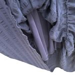 Lark + Grey L navy wrap puff sleeve cottagecore modest elegant midi dress Blue Size L Photo 4