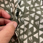 Denver Hayes Sleeveless Blouse Sz Xl Green Photo 4