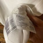 Ninety Percent White Organic Cotton Ribbed Camisole Tank Top Women's Size Small Photo 7