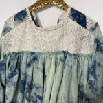 Free People We The Free True Blue Crochet Jacket Photo 5