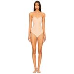 Wolford Mat De Luxe Forming Shapewear String Bodysuit in Powder X Photo 2