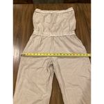 Young Fabulous and Broke Reeve Strapless Jumpsuit Drawstring waist Sea Salt Photo 5