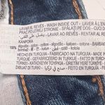 ZARA 70s Blue Cotton Denim Jean Front Vent Midi Skirt Size Small Photo 13