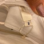 White Boxy T Shirt with Frills Size 2 Photo 4