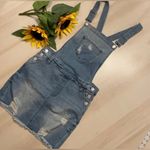 Celebrity Pink  DISTRESSED DENIM OVERALL DRESS *like new* Photo 1