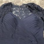 La Femme  Ruched Twist Front Column Gown Dress 10 Photo 2