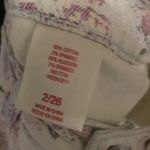 Universal Threads NWOT Ivory White Pink Floral Denim Jean Shorts New Photo 5