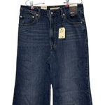 Levi's  Women's Jeans Ribcage Bell Flared Leg Super High-Rise Dark Wash 31x30 NWT Photo 0