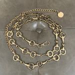 Gold tone Chain link Belt 42” Photo 2