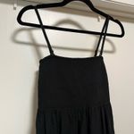 A pea in the pod  Maternity Dress Maxi Boho Black White Tie Dye Smocked Bust Med Photo 4