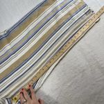 J. Jill XL Pants Cropped Wide Leg Linen Blend Striped Beachy Resort Sustainable Tan Photo 12