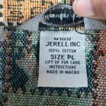 Stonebridge dog‎ print tapestry vest with pockets, size petite Large Photo 6