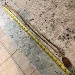 Agathe stone slice set in metal on a soft tan leather cord, made by me OOAK Photo 9