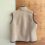 Oleg Cassini Vintage  Tan Quilted Lightweight Vest Photo 6