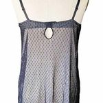 INNER SECRETS Sexy Black Lace Teddy Slip Lingerie Chamise Babydoll Womens LARGE Photo 2