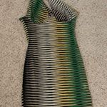 Multicolor green mesh mini dress size small #45 Photo 2