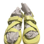 Stuart Weitzman Women’s Moxie Sport Platform Sandals Size 6.5 B Yellow Green Photo 0