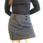 The Limited  Tweed Mini Skirt Black and White Photo 5