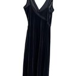 Free People Intimately High Slit Velvet Dress Moss Green Size S Prom Formal Photo 3