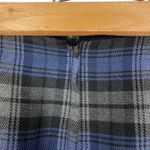 Villager Vintage  Sport Blue Grey Black Plaid Faux Wrap Skirt Women’s 12 Academia Photo 6