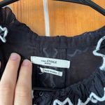 Isabel Marant Étoile  Black Ruffle Button Down Top- Size 42 Photo 8