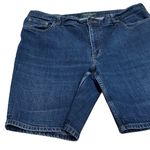 Ralph Lauren Lauren  Bermuda Blue Jean Shorts Summer Women’s Size 16 Photo 2