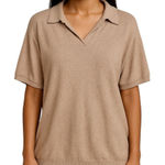Weatherproof  Vintage Women’s Cotton Knit Top in Brown Photo 0