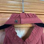 Apiece Apart  Archer Open Back Halter Jumpsuit Burnt Orange Size 4 Photo 7