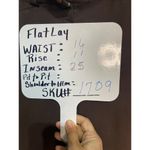 Ladies Brown Riding Breeches With Suede Knee Patches & Pink Logo Detail Photo 8