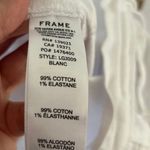 Frame  Le Garcon White Straight Leg Ankle Length Jeans Photo 5