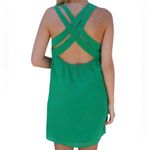 Naked Zebra  emerald green cross back dress size small Photo 3