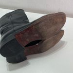 Justin  Women Black Leather Roper Boots 6.5 R L3703 Western Cowgirl Biker USA Photo 6