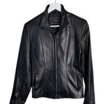 Colebrook Black Leather Zip Photo 0