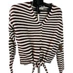 Active USA  size medium NWT new twist tie sweater cardigan VNECK Photo 0