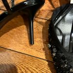 ZARA NWT black Pointed toe beading/RHINESTONE STILETTOS SLINGBACK high heels 8 Photo 14