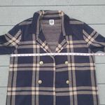 Anne Klein Plaid Open Front Sweater Blazer Jacket Photo 8
